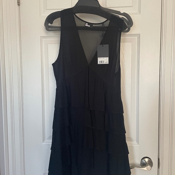 The Kooples - Sleeveless Layered Ruffle Mini Dress - Size 2 (Medium) - Picture 6 of 7